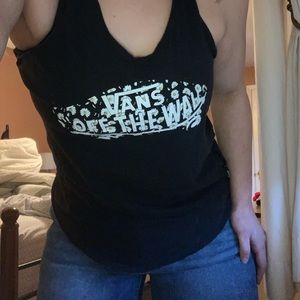 Vans racer back tank top
